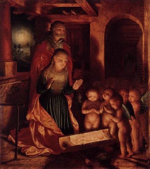 Master of Ab Monogram The Birth of Jesus china oil painting image